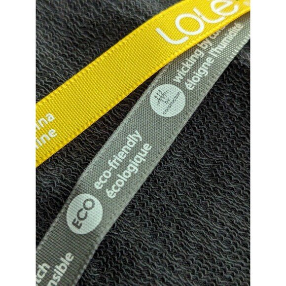 Lole Women's sz M Mixed Media Cotton Modal Grey Sweatshirt Pullover Burnout - Picture 11 of 15